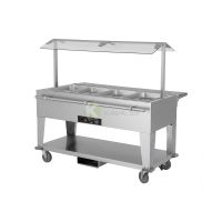 Stainless Steel Multi-Function Serving Station – 149CM From MAYFAIR