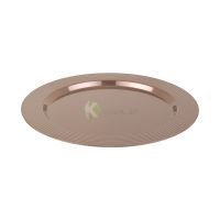 Rose Gold Oval Steak Serving Plate 41cm from Piokit