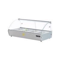 Desktop Heated Glass Display 74LT From PIOKIT - Silver