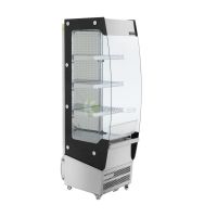 Stainless Steel Standing Refrigerated Display Case - 220 LT From PIOKIT - Black 