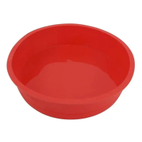 Round Dinner Platter - Red Color From PIOKIT