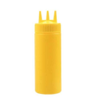Sauces Squeeze Bottle (3 Spouts) – Yellow From PIOKIT