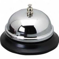 Mirror Finished Counter Call Bell - Diameter 8.5CM From Tellier