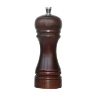 Dark Brown Hardened Pepper Mill - 14CM From Tellier