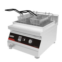 Electric Induction Dual Basket Deep Fryer – 18 L - from Piokit