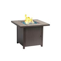 Outdoors Round Propane Column Fire Pet Table – 81CM From PIOKIT