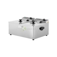 Stainless Steel Double Tank Deep Fryer – 8 LT Each From PIOKIT