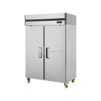 2 Doors Stainless Steel Upright Freezer Four Shelves Per Door - 1200L From PIOKIT