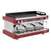 Automatic Pratic Avant Espresso Machine – 3 Groups – Red From ASTORIA