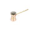 Aluminum Arabic Sand Coffee Machine - 4 Cups From JOHNY - Brown Metallic