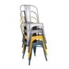 Steel Frame Dining Chair - Matt Black Color From PIOKIT