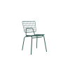 Stackable Steel Dining Chair – Olive Green – 82 cm - from Piokit