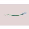 Blendtec Wire Jumper, 16AWG, Green with Yellow Stripe, 4.5" L, 1/4"