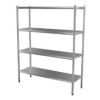 Stainless Steel Shelving Unit – 4 Shelves from PIOKIT