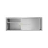 Wall Cupboard With Sliding Doors & Middle Shelf - 180CM From TECHNOSTEEL
