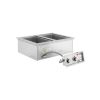 Built-In Stainless Steel Double Food Warmer – 74CM From WELLS