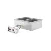 Built-In Stainless Steel Double Food Warmer – 74CM From WELLS