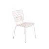 Steel Chair – 82CM From PIOKIT – Matt Light Pink