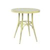 Round Dining Table 70 Cm - Retro Yellow Color From PIOKIT