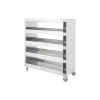 Stainless Steel Heated Showcase With 4 Decks – 150 From MAYFAIR
