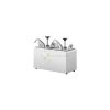 Double Pump Sauce Dispenser – 2  Jar From MAYFAIR