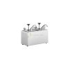 Double Pump Sauce Dispenser – 2  Jar From MAYFAIR