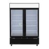 Electric Upright 2 Glass Doors Display Refrigerator – 1240LT From PIOKIT
