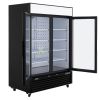 Electric Upright 2 Glass Doors Display Refrigerator – 1240LT From PIOKIT
