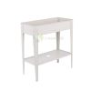  Heavy-Duty Aluminum Plant Trolley With Wheels – 86CM From PIOKIT - Retro White