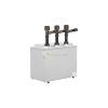  Cold Station Countertop Condiment Dispenser with 3 Jars and 3 Solution Pumps