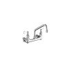 WALL MOUNTED HEAVY DUTY KITCHEN FAUCET