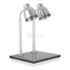 Double Heat Lamp with Table – Silver - from Piokit