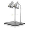 Double Heat Lamp with Table – Silver - from Piokit