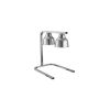 Silver Double Heat Lamps (500mm x 300mm x 700mm) From PIOKIT