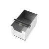 Compact Knock Box – From TIAMO - Silver