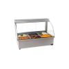 Electric Water Heated Bain Marie Display 107Cm – 3 Pans Sized 1/1 GN