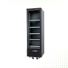 Stainless Steel Standing Refrigerated Display With 1 Glass Door - 340 LT From PIOKIT - Black