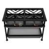 Table Straight Burners Gas - 2 Burners From PIOKIT