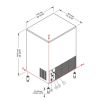 97kg Ice Cube Maker CB 955 HC - from Brema