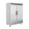 Stainless Steel Standing 2 Door Freezer – 1321Lt From PIOKIT