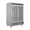 2 Door Upright Stainless Steel Refrigerator - 1321L  From PIOKIT