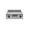 Professional gas flat griddle -two cooking zones - from Mareno