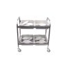 Stainless Steel Dish Clearing Trolley - Fits 4 Boxes From ANVIL 