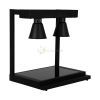 Double Buffet Food Heat Lamp Black from Piokit