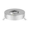 Silver Hammered Buffet Heating Base with Ceramic Pot 40cm from Piokit