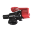 Bunn Faucet Assembly with Red Handle, Hot Water