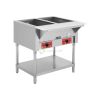 Stainless Steel Electric Warming Table (No Water Required) – 2 Pans From PIOKIT