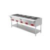 Stainless Steel Electric Warming Table (No Water Required) – 5 Pans From PIOKIT