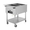 Stainless Steel Electric Warming Table – 2 Bays From PIOKIT
