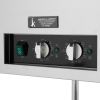 Stainless Steel Electric Warming Table – 2 Bays From PIOKIT